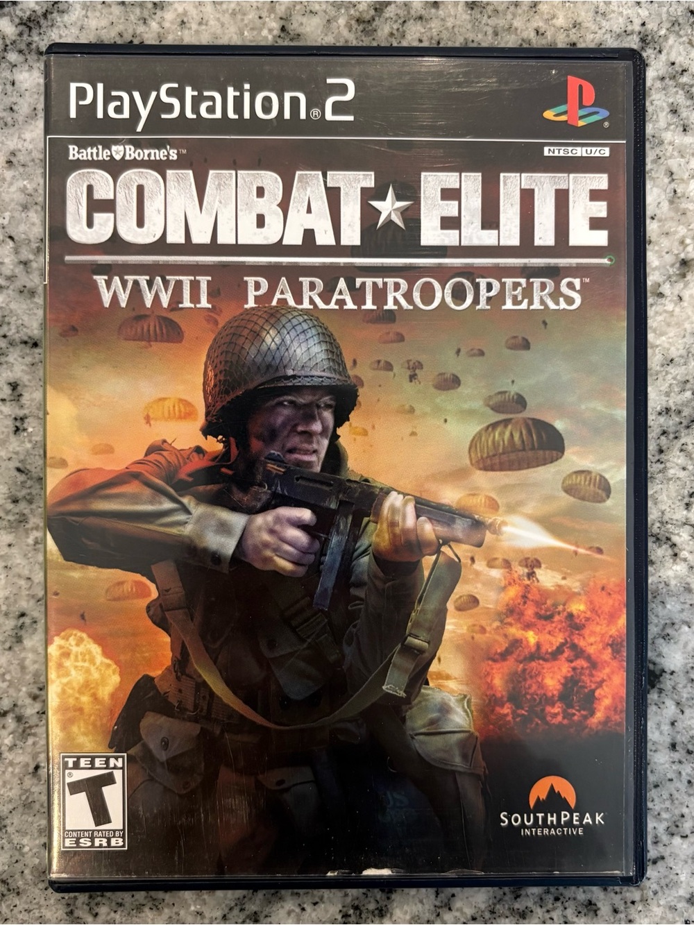 Combat Elite: WWII Paratroopers (Sony PlayStation 2, 2005) PS2 CIB Complete